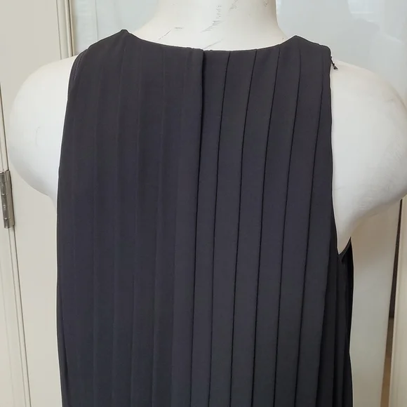 Polo Ralph Lauren Black Pleated Sleeveless Dress - Picture 6 of 10